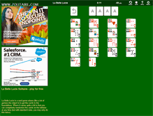 Tablet Screenshot of labelleluciesolitaire.com
